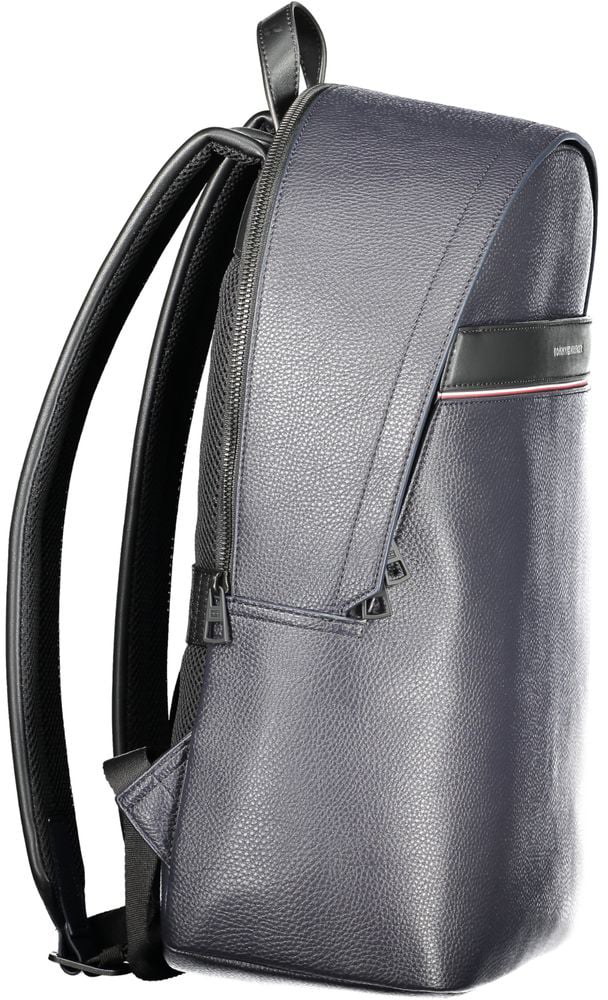 Tommy Hilfiger Tommy Hilfiger Blue Polyurethane Men's Backpack Blauw