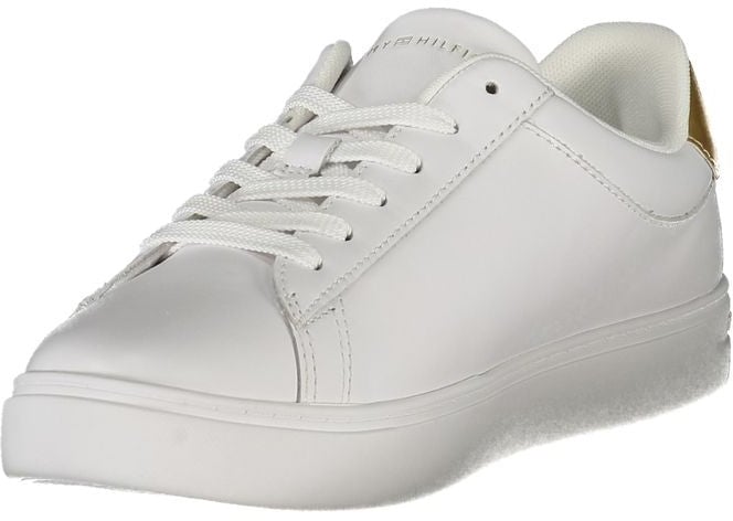 Tommy Hilfiger Bianco Polyurethane Women Sneaker Wit