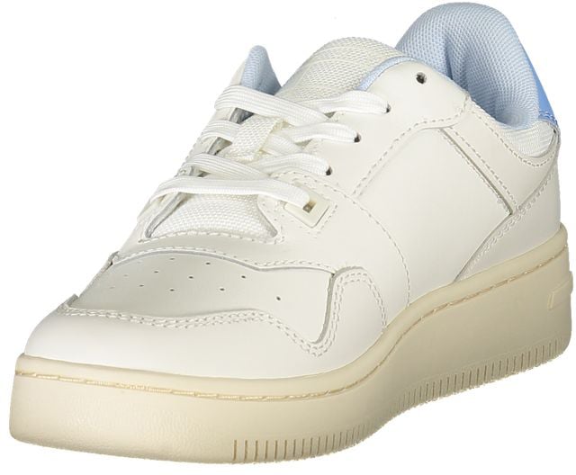 Tommy Hilfiger White Polyurethane Women Sneaker Wit