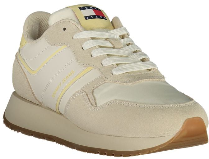 Tommy Hilfiger Beige Polyurethane Women Sneaker Beige