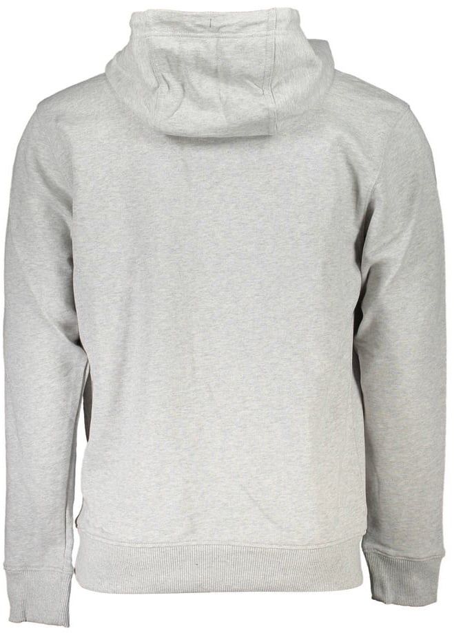 Tommy Hilfiger Grigio Cotton Men's Hoodie Wit