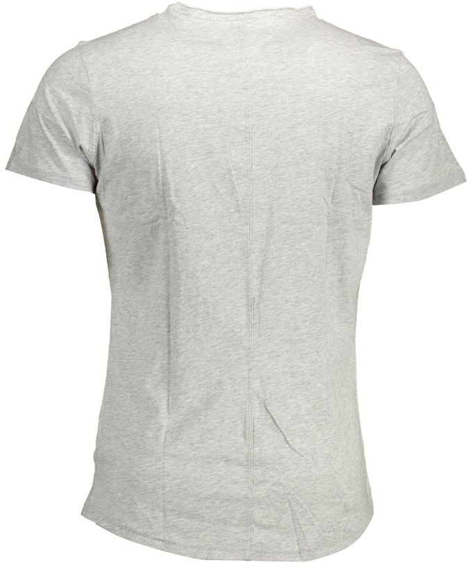 Tommy Hilfiger Tommy Hilfiger Grigio Cotton Male T-Shirt Grijs