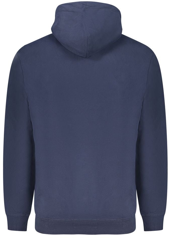 Tommy Hilfiger Blue Cotton Men Sweatshirt Zwart