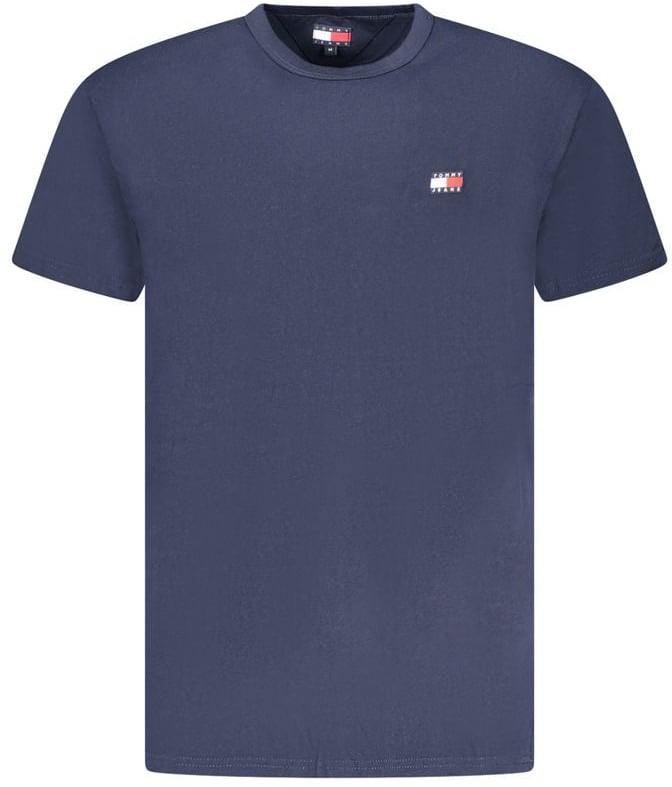 Tommy Hilfiger Blue Cotton Men's T-Shirt Blauw