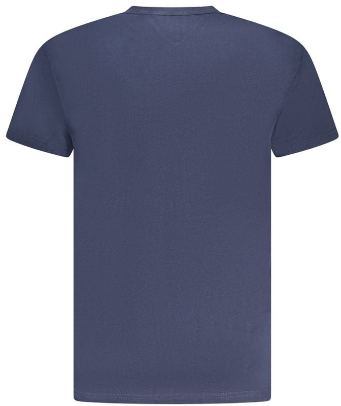Tommy Hilfiger Blue Cotton Men's T-Shirt Blauw