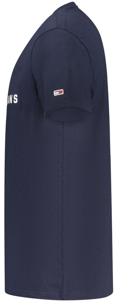 Tommy Hilfiger Blue Cotton Men's T-Shirt Blauw