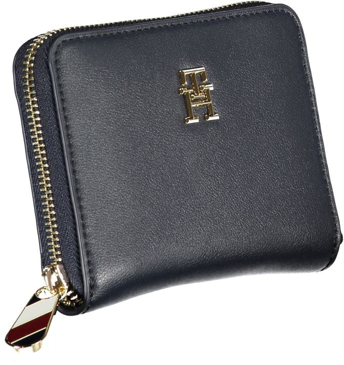 Tommy Hilfiger Tommy Hilfiger Blue Polyurethane Women Wallet Blauw