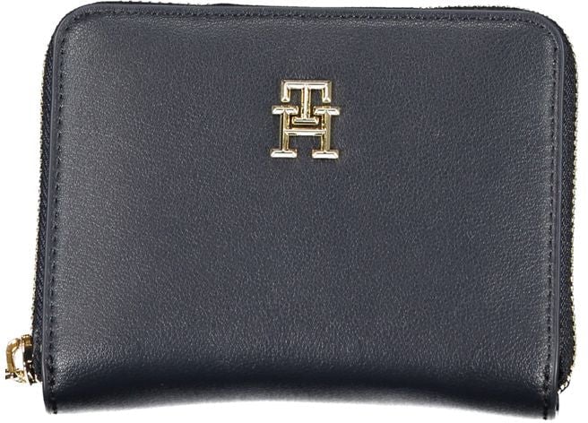 Tommy Hilfiger Tommy Hilfiger Blue Polyurethane Women Wallet Blauw