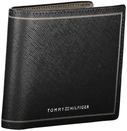 Tommy Hilfiger Tommy Hilfiger Nero Leather Men Wallet Zwart