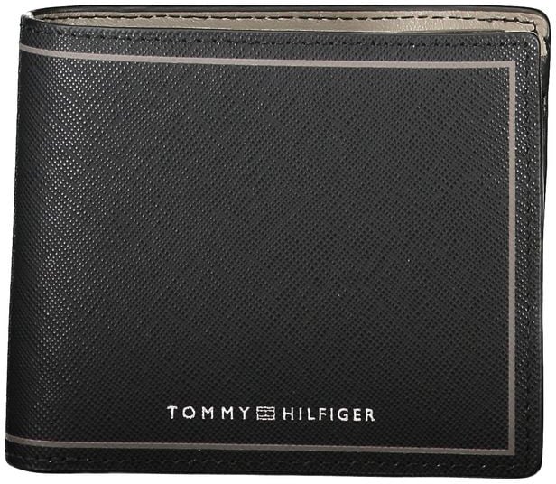 Tommy Hilfiger Tommy Hilfiger Nero Leather Men Wallet Zwart