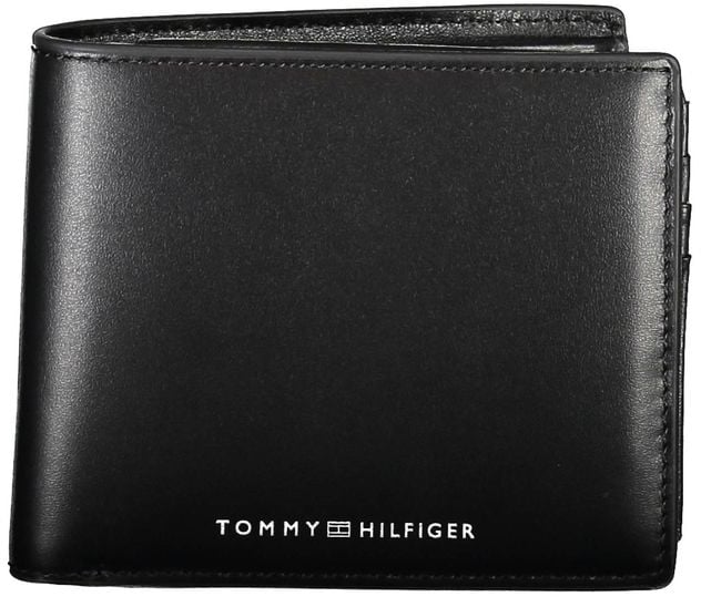 Tommy Hilfiger Tommy Hilfiger Nero Leather Men Wallet Zwart