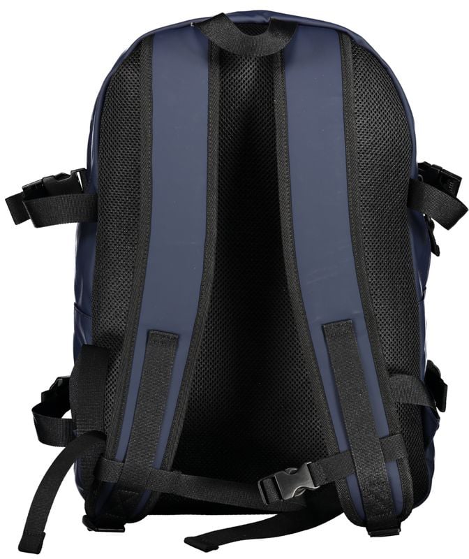 Tommy Hilfiger Tommy Hilfiger Blue Polyurethane Men Backpack Blauw