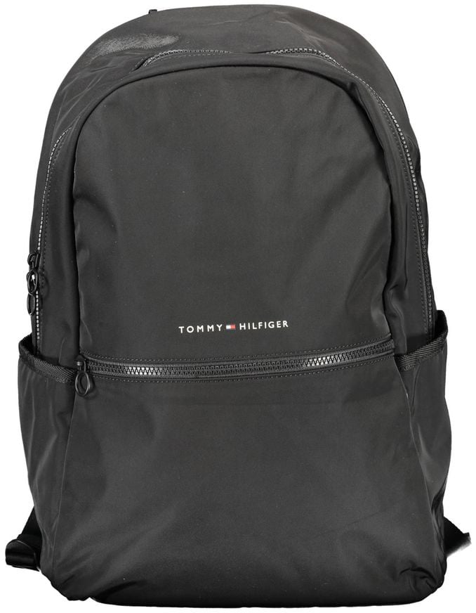 Tommy Hilfiger Tommy Hilfiger Nero Polyester Men's Backpack Zwart