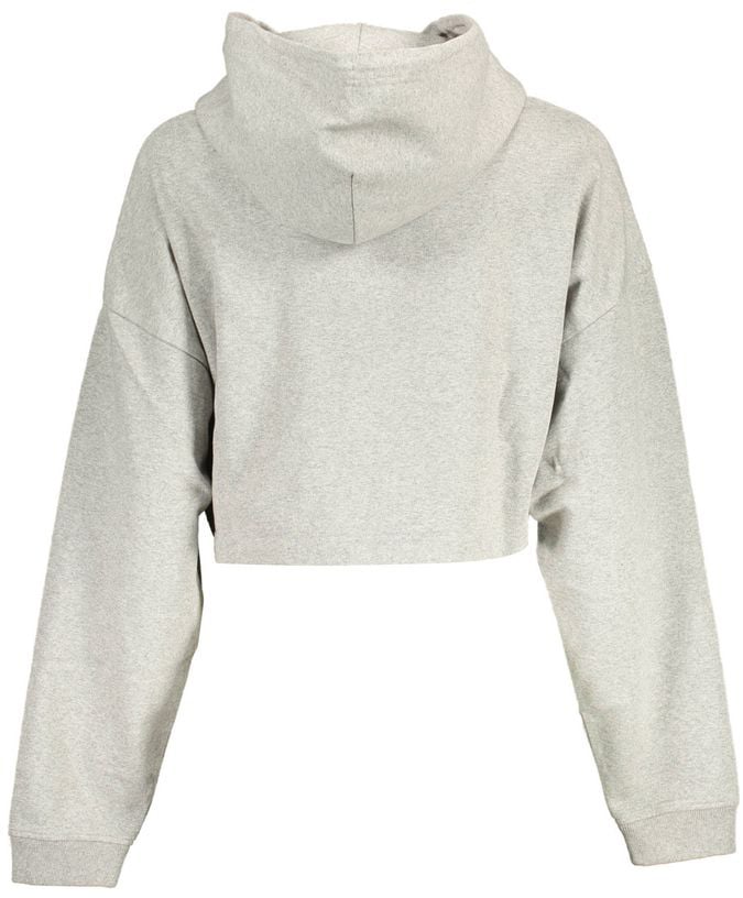 Tommy Hilfiger Grigio Cotton Women Sweatshirt Grijs