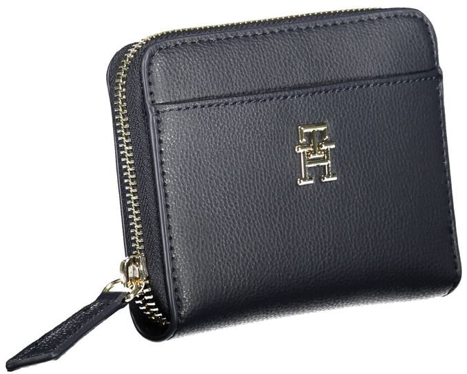 Tommy Hilfiger Tommy Hilfiger Blue Polyester Women Wallet Blauw