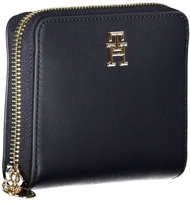 Tommy Hilfiger Tommy Hilfiger Blue Polyurethane Women Wallet Blauw