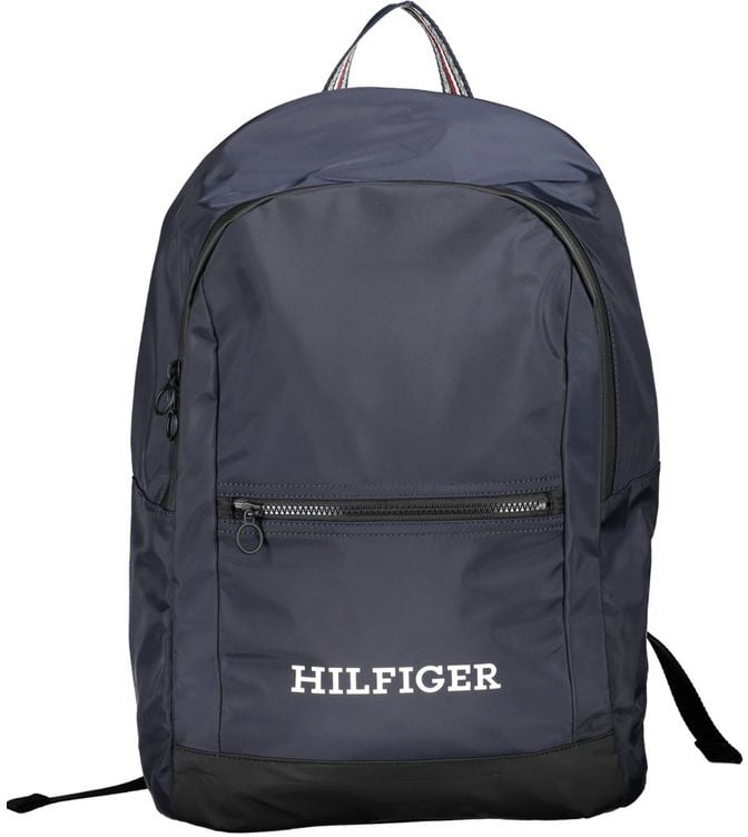Tommy Hilfiger Tommy Hilfiger Blue Polyester Men Backpack Blauw