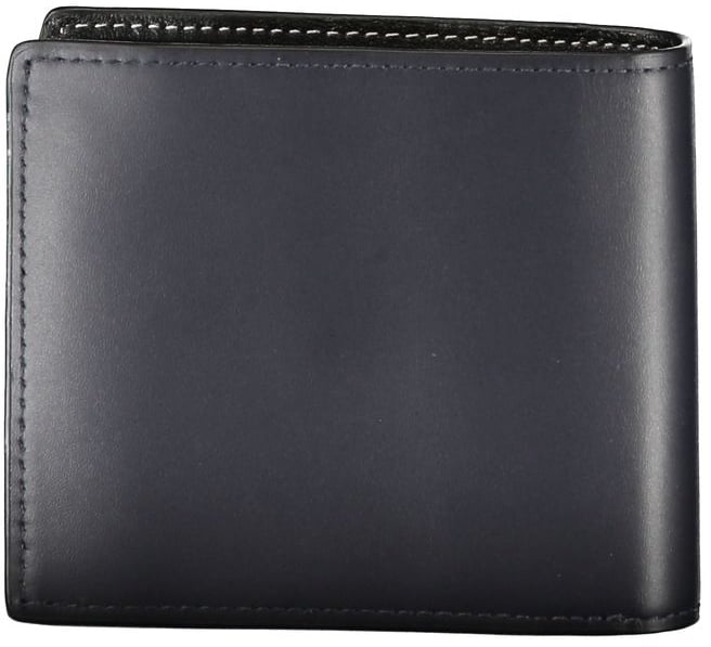 Tommy Hilfiger Tommy Hilfiger Blue Leather Men Wallet Blauw