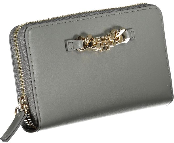 Tommy Hilfiger Tommy Hilfiger Grigio Poliuretano Women Wallet Grijs