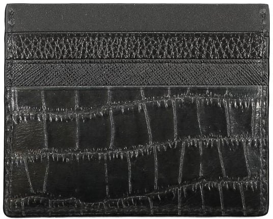 Tommy Hilfiger Tommy Hilfiger Black Leather Mens Wallet Zwart