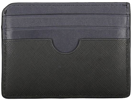 Tommy Hilfiger Tommy Hilfiger Black Leather Men Wallet Zwart