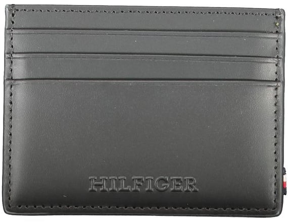 Tommy Hilfiger Tommy Hilfiger Nero Leather Men Wallet Zwart