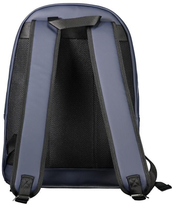 Tommy Hilfiger Tommy Hilfiger Blue Polyurethane Men's Backpack Blauw