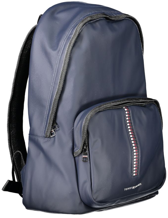 Tommy Hilfiger Tommy Hilfiger Blue Polyurethane Men's Backpack Blauw