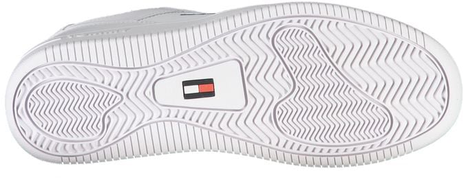 Tommy Hilfiger White Leather Women Sneaker Wit
