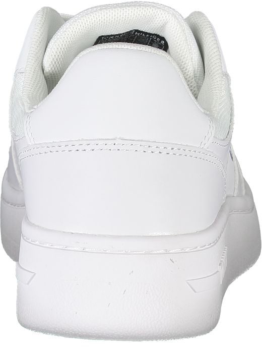 Tommy Hilfiger White Leather Women Sneaker Wit