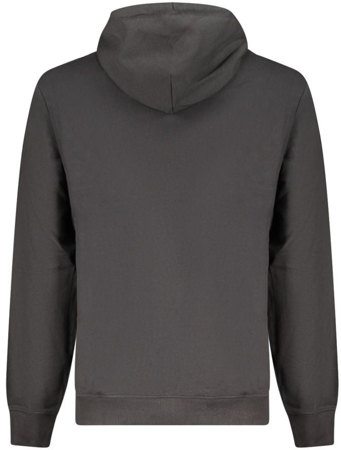 Tommy Hilfiger Black Cotton Men's Hoodie Zwart