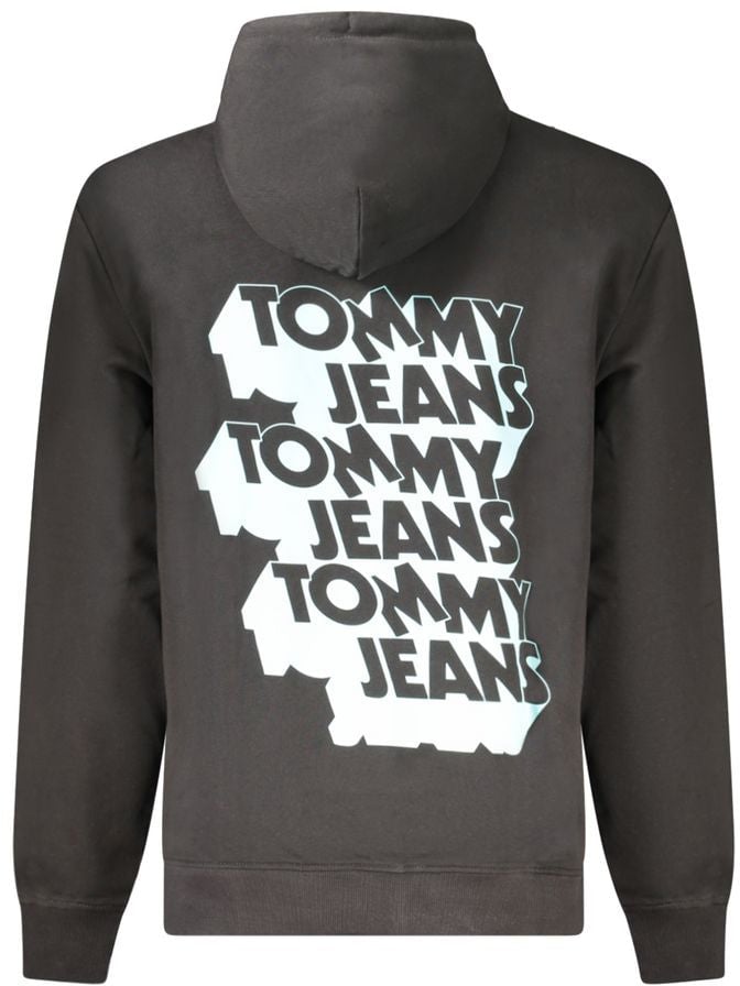 Tommy Hilfiger Nero Cotton Men's Sweatshirt Zwart