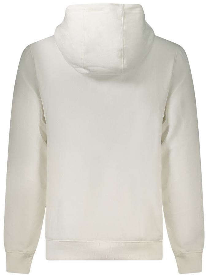 Tommy Hilfiger Bianco Cotton Men's Hoodie Sweatshirt Zwart