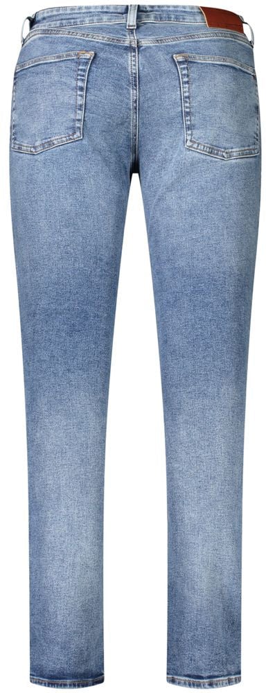 Tommy Hilfiger Blu Cotton Men Jeans Blauw