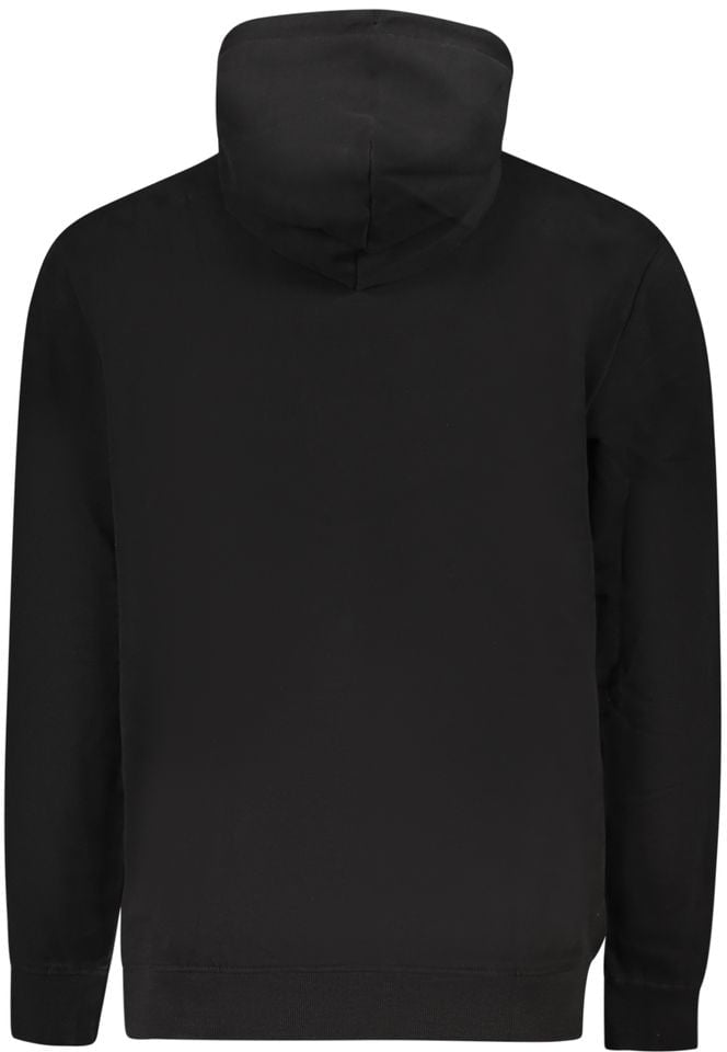 Tommy Hilfiger Black Cotton Men Sweatshirt Zwart