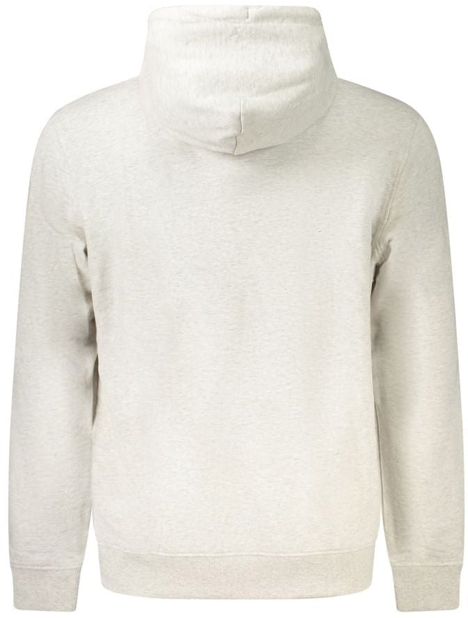 Tommy Hilfiger Gray Cotton Mens Hoodie Grijs
