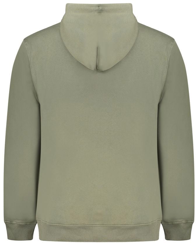 Tommy Hilfiger Verde Cotton Men's Sweatshirt Hoodie Groen