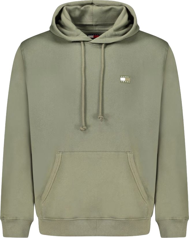 Tommy Hilfiger Verde Cotton Men's Sweatshirt Hoodie Groen
