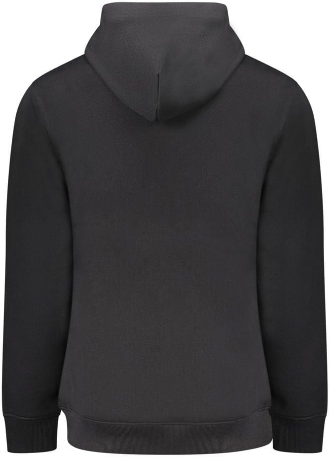 Tommy Hilfiger Black Cotton Men's Hoodie Zwart