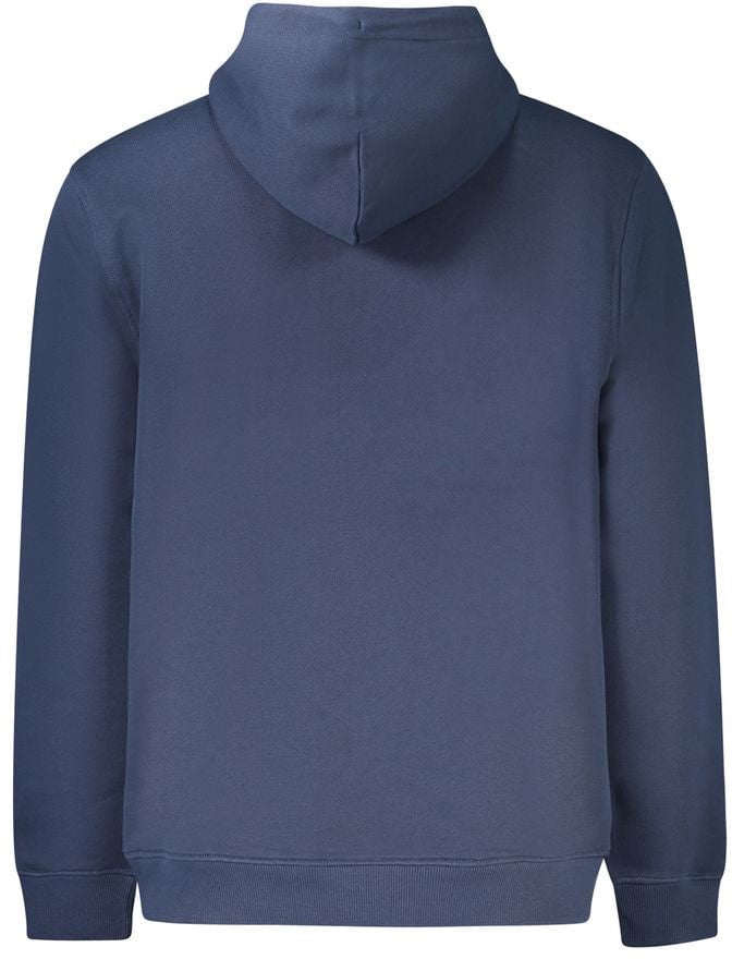 Tommy Hilfiger Blue Cotton Men's Hoodie Blauw