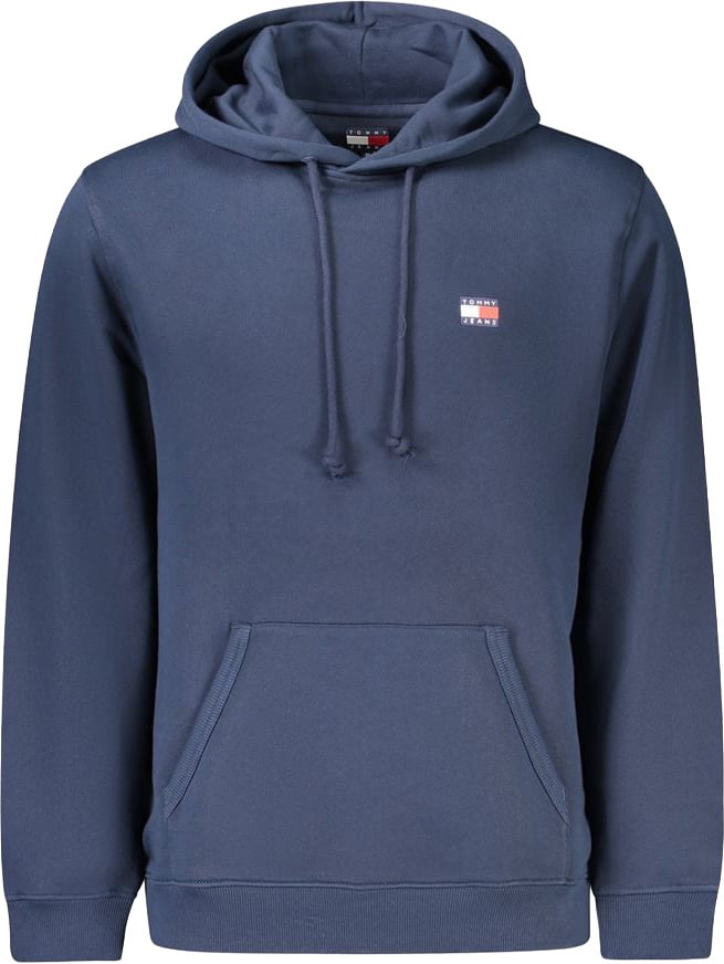 Tommy Hilfiger Blue Cotton Men's Hoodie Blauw