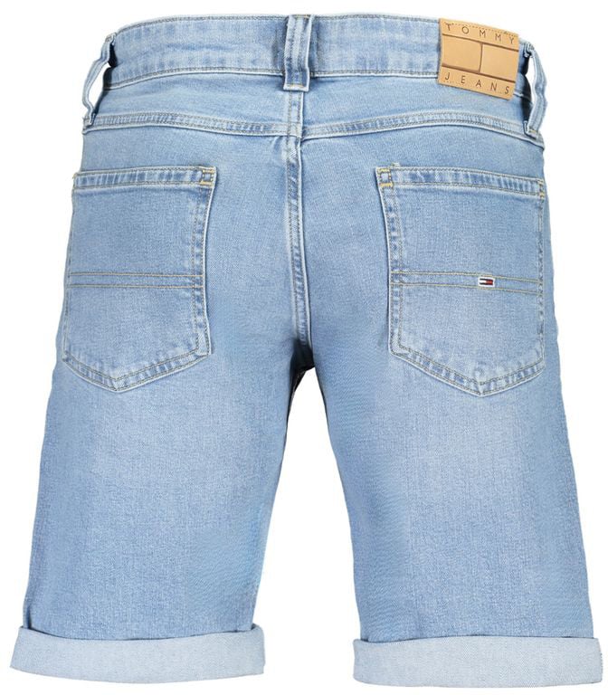 Tommy Hilfiger Azzurro Cotton Mens Short Blauw