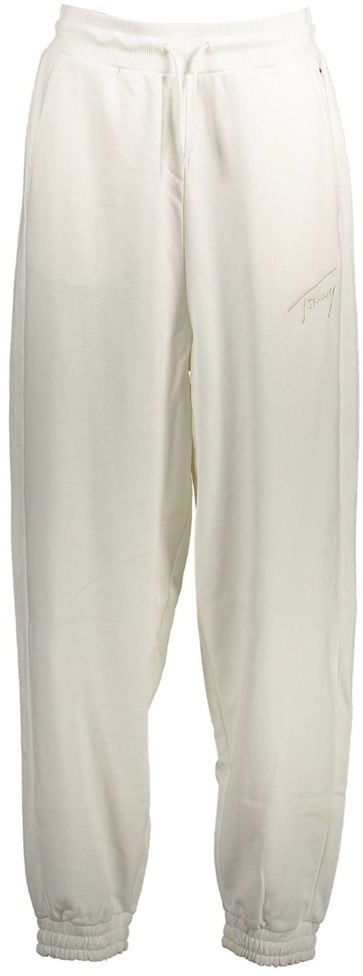 Tommy Hilfiger Tommy Hilfiger White Cotton Women's Sweatpant Wit