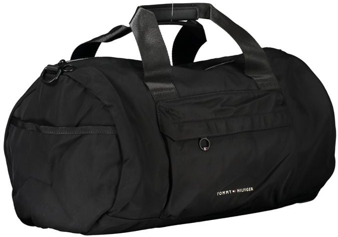 Tommy Hilfiger Tommy Hilfiger Black Polyester Men's Shoulder Bag Zwart