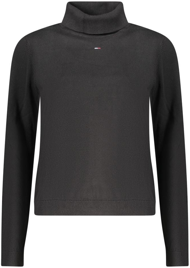 Tommy Hilfiger Black Cotton Women Sweater Zwart