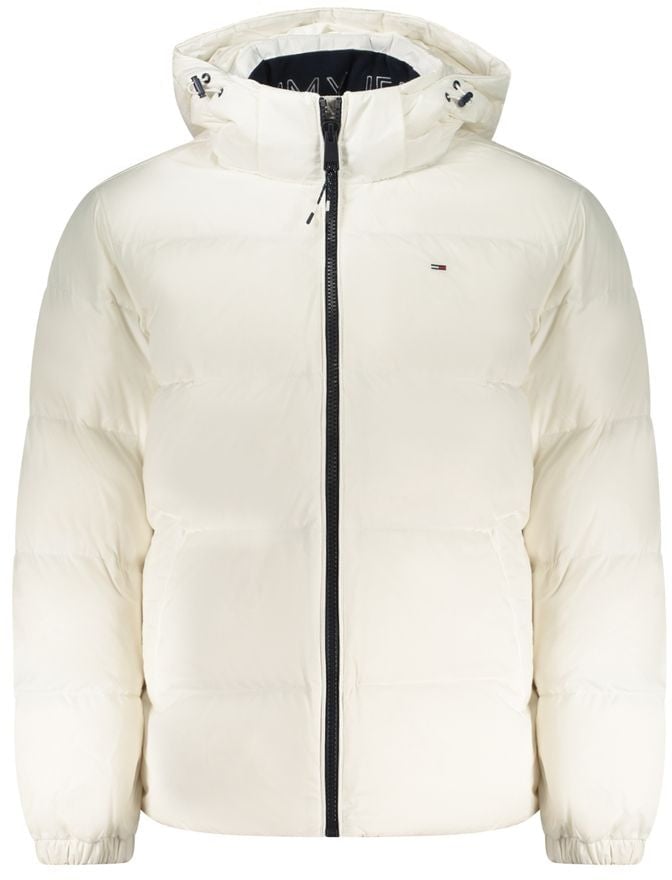 Tommy Hilfiger White Polyester Men's Jacket Wit