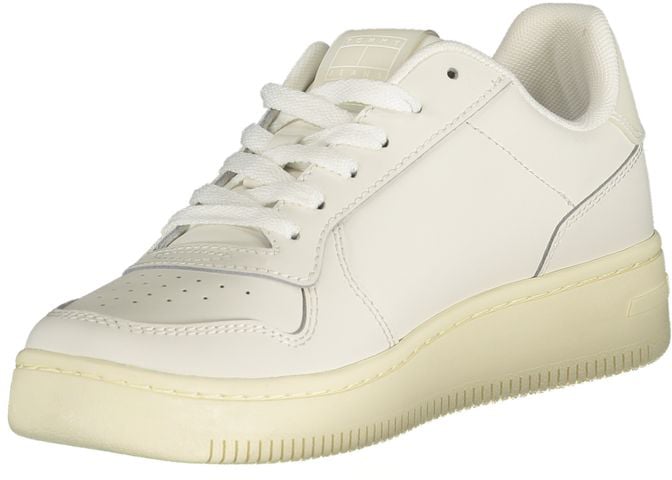Tommy Hilfiger Bianco Polyurethane Women Sneaker Wit