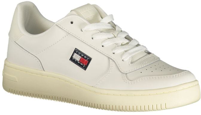 Tommy Hilfiger Bianco Polyurethane Women Sneaker Wit