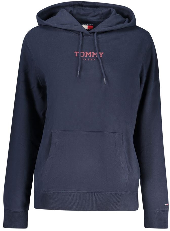Tommy Hilfiger Blue Cotton Women's Hoodie Roze
