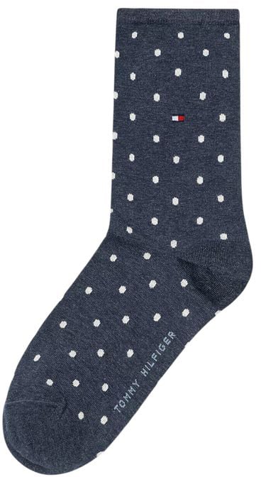 Tommy Hilfiger Tommy Hilfiger Blue Cotton Socks Blauw